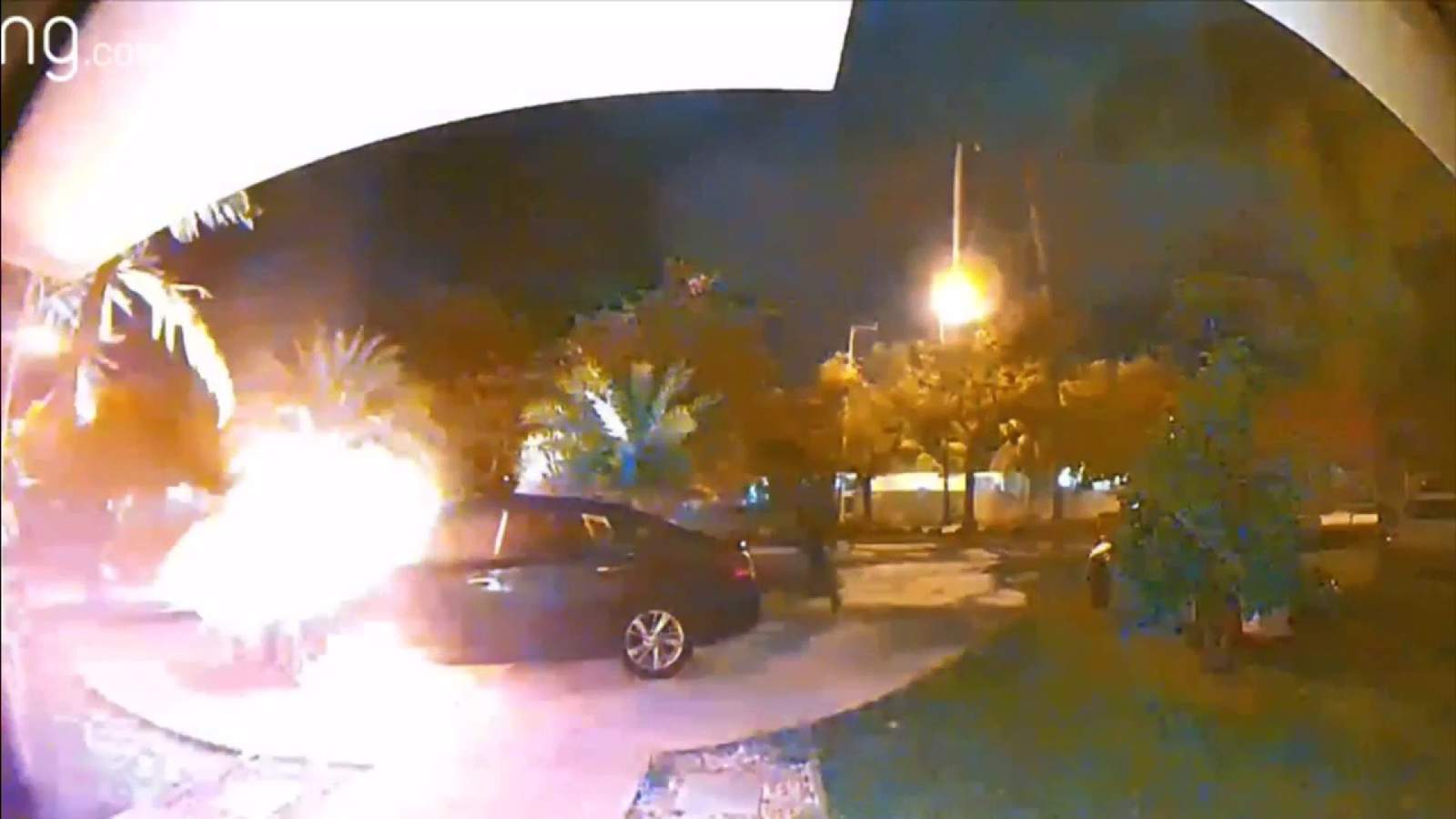 Video shows arsonist set parked cars on fire in Cutler Bay