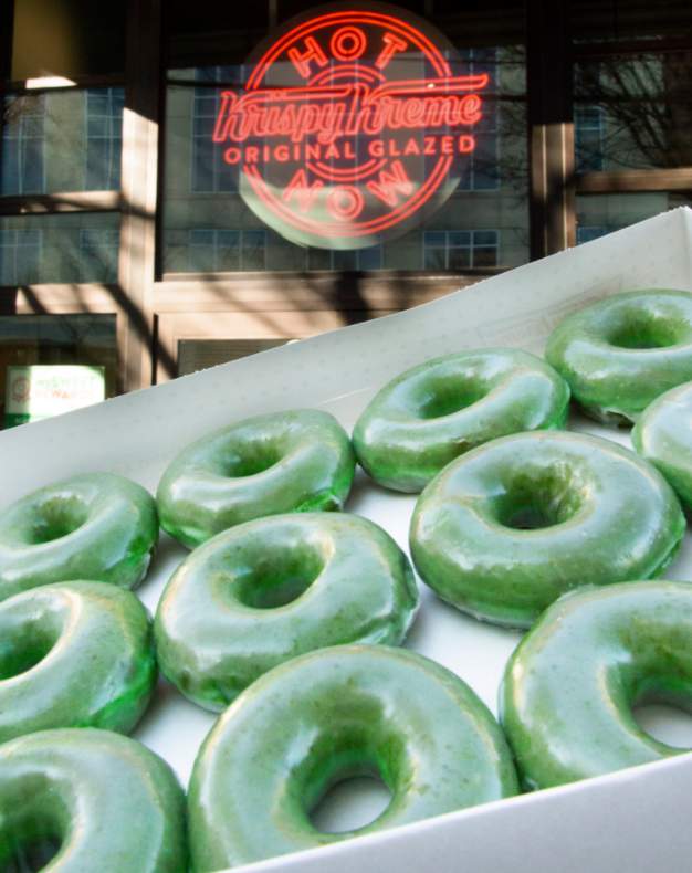 Comenzando el miércoles, Krispy Kreme se viste de verde con golosinas temáticas del día de San Patricio