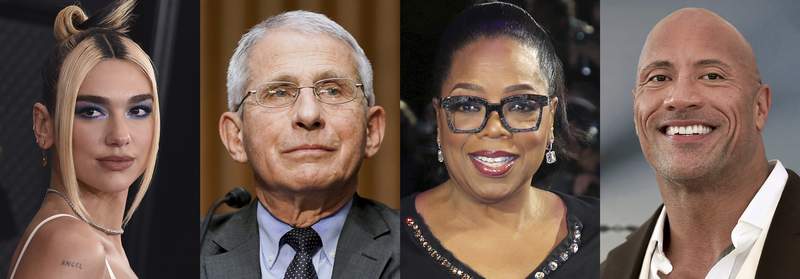 Webby Awards go to Fauci, Oprah, DuVernay and Pharrell