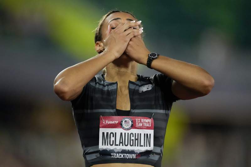 McLaughlin demolishes world record in 400-meter hurdles