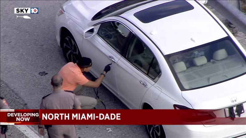 Road rage shooting backs up traffic in Miami-Dade