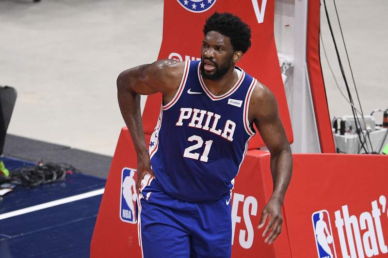 76ers C Joel Embiid doubtful for Game 5 with knee injury