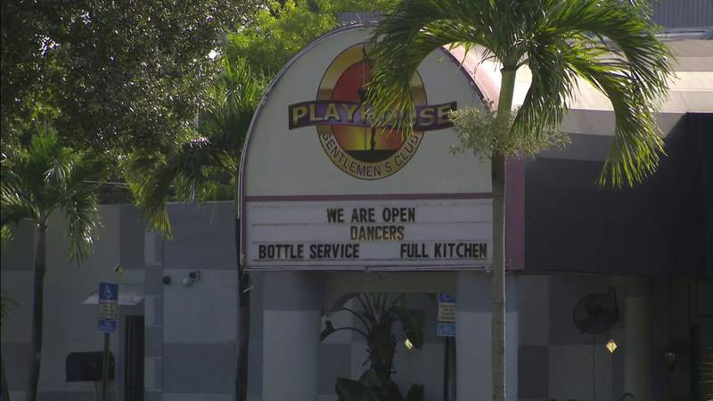Fire breaks out at Broward County strip club