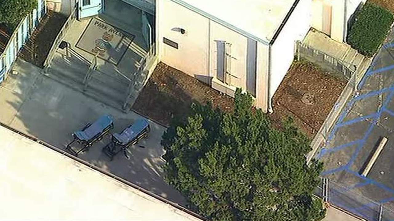 Jet plane dumps fuel on Calif. school playground