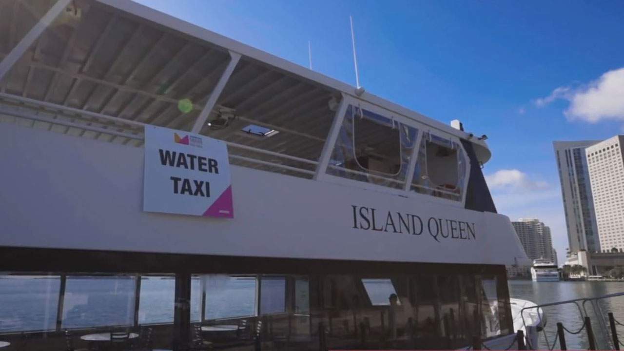 Boat show provides free Miami water taxi, shuttle services to Virginia Key