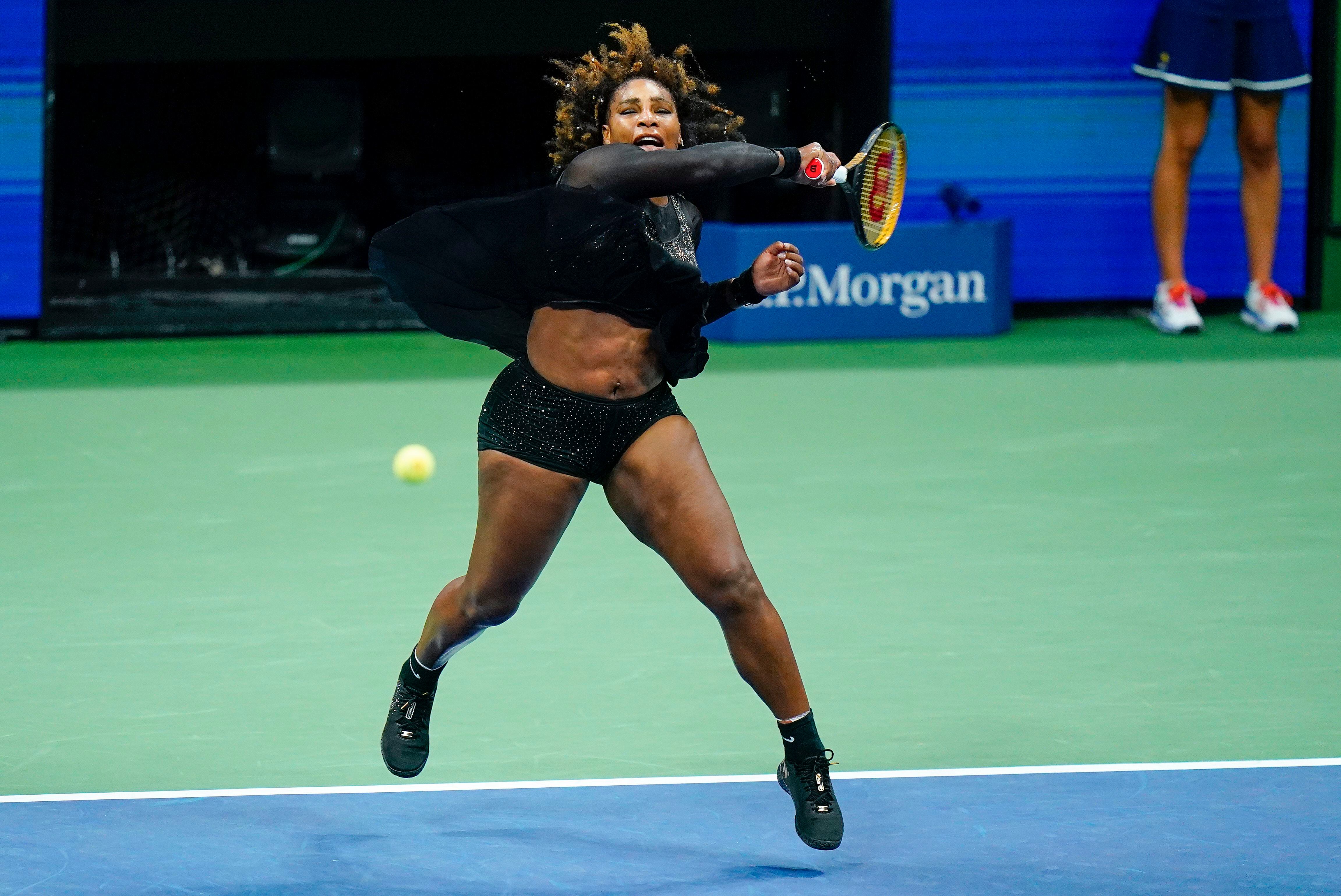 Serena Williams uses perfect tiebreaker to avoid loss in NYC - The San  Diego Union-Tribune