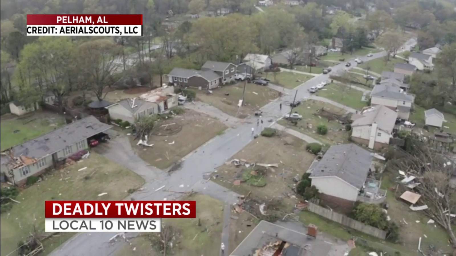 Weather service: 8 tornadoes hit Alabama, killing at least 5