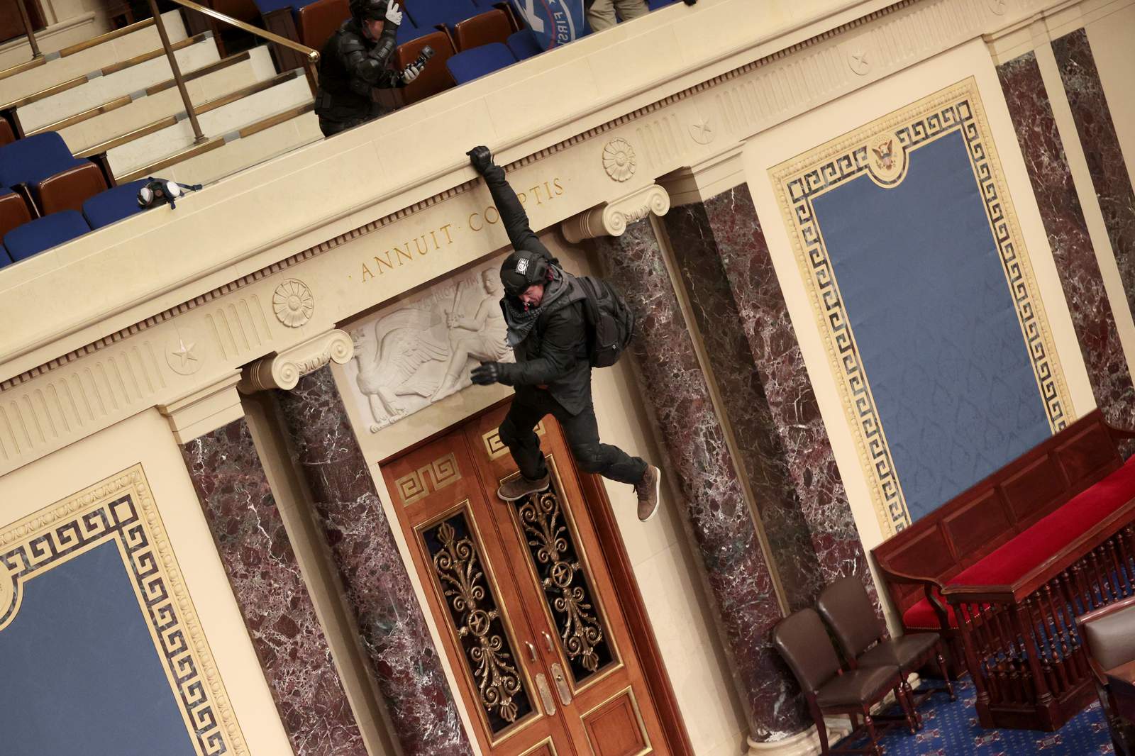 Photos show chaos inside Capitol after mob storms inside