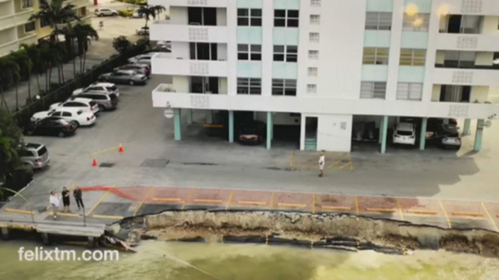 Sea wall collapses near Hallandale Beach condominium