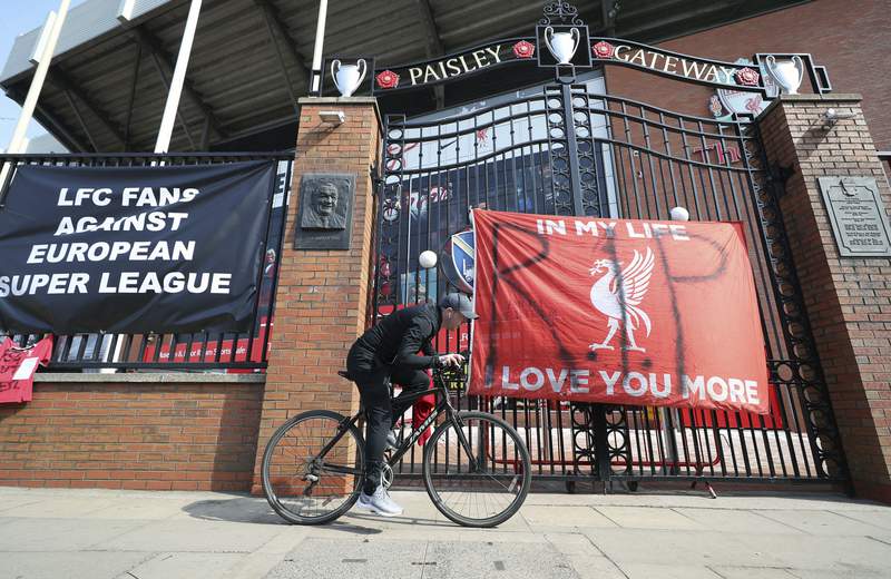 Liverpool owner leads Super League sorrow as fan anger grows