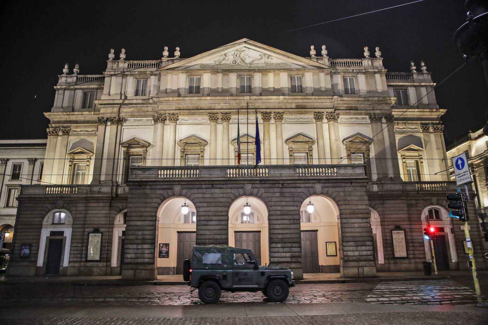 Virus cases spike at Milan's La Scala, Naples' San Carlo