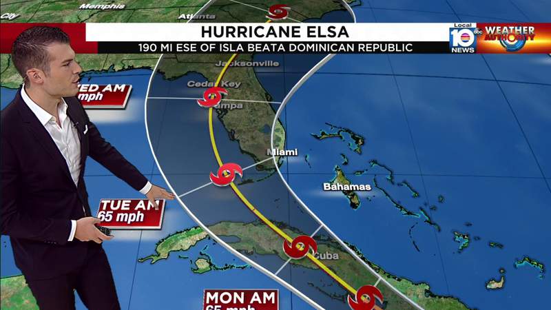 L’ouragan Elsa traverse Hispaniola samedi et devrait toucher le sud de la Floride lundi