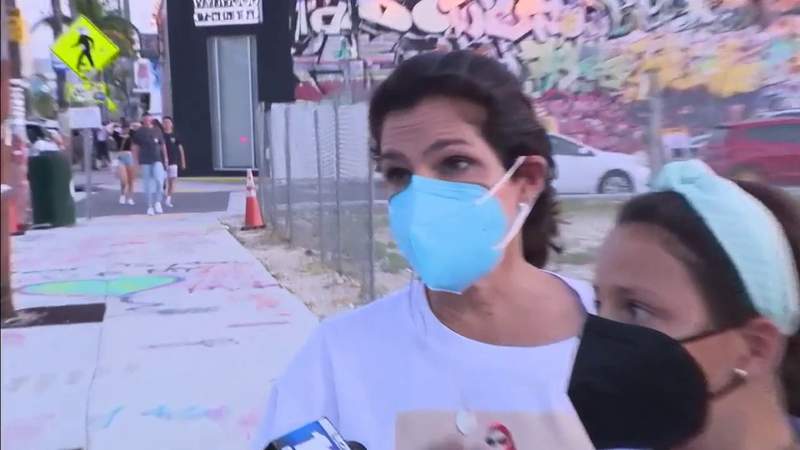 Face mask use on the rise in Miami's Wynwood neighborhood