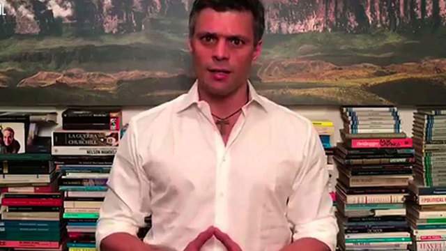 Leopoldo Lopez asks Venezuelans to support 48-hour general strike