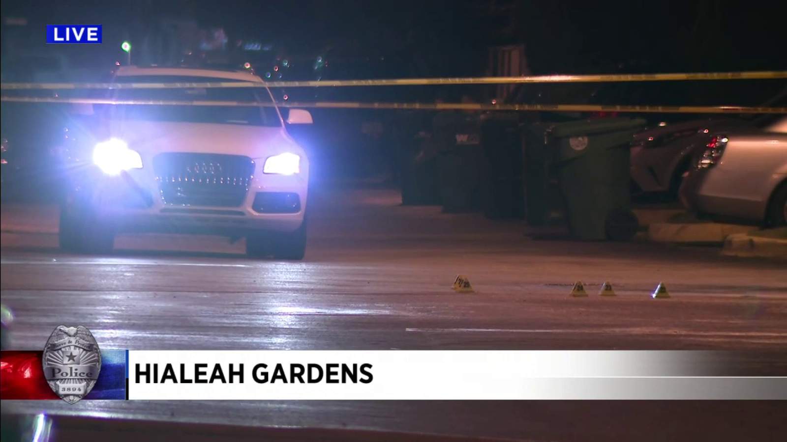 Officers return fire after gunman shoots at police in Hialeah Gardens, police say