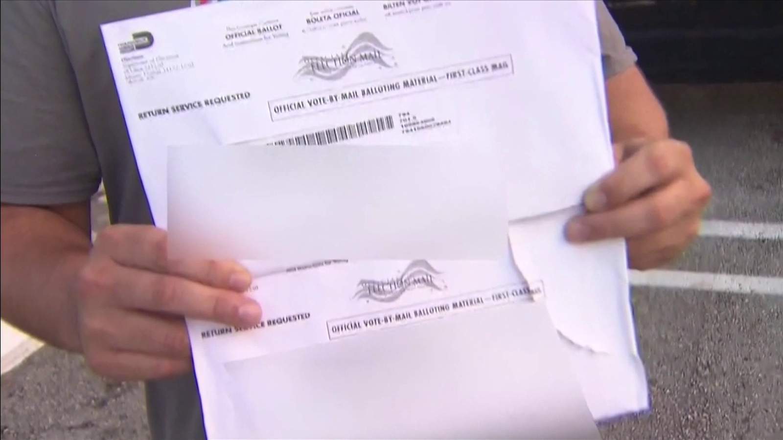 Man receives 2 ballots in the mail, County says only 1 will be recorded