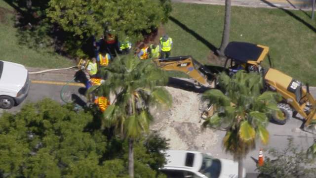 Water main break reported on Crandon Boulevard in Key Biscayne