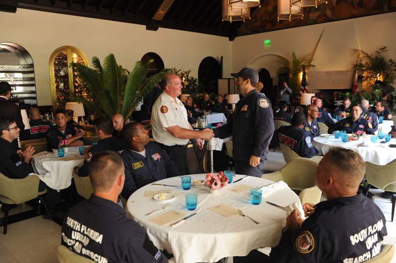 Governor Ron DeSantis, Major Food Group host lunch for Miami-Dade first responders following Surfside tragedy