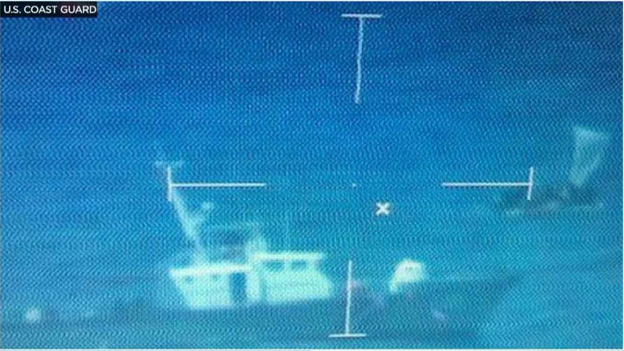 U.S. Coast Guard intercepts migrants heading to Florida.