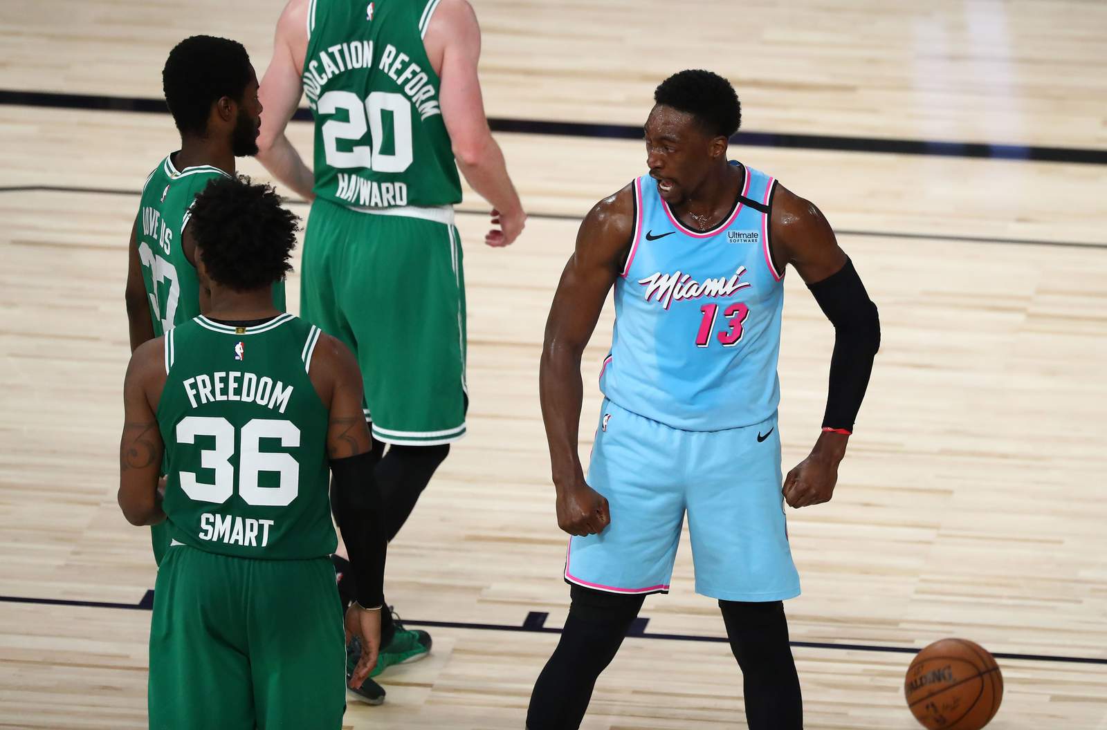 No Butler, no problem as Miami Heat beat Celtics 111-106