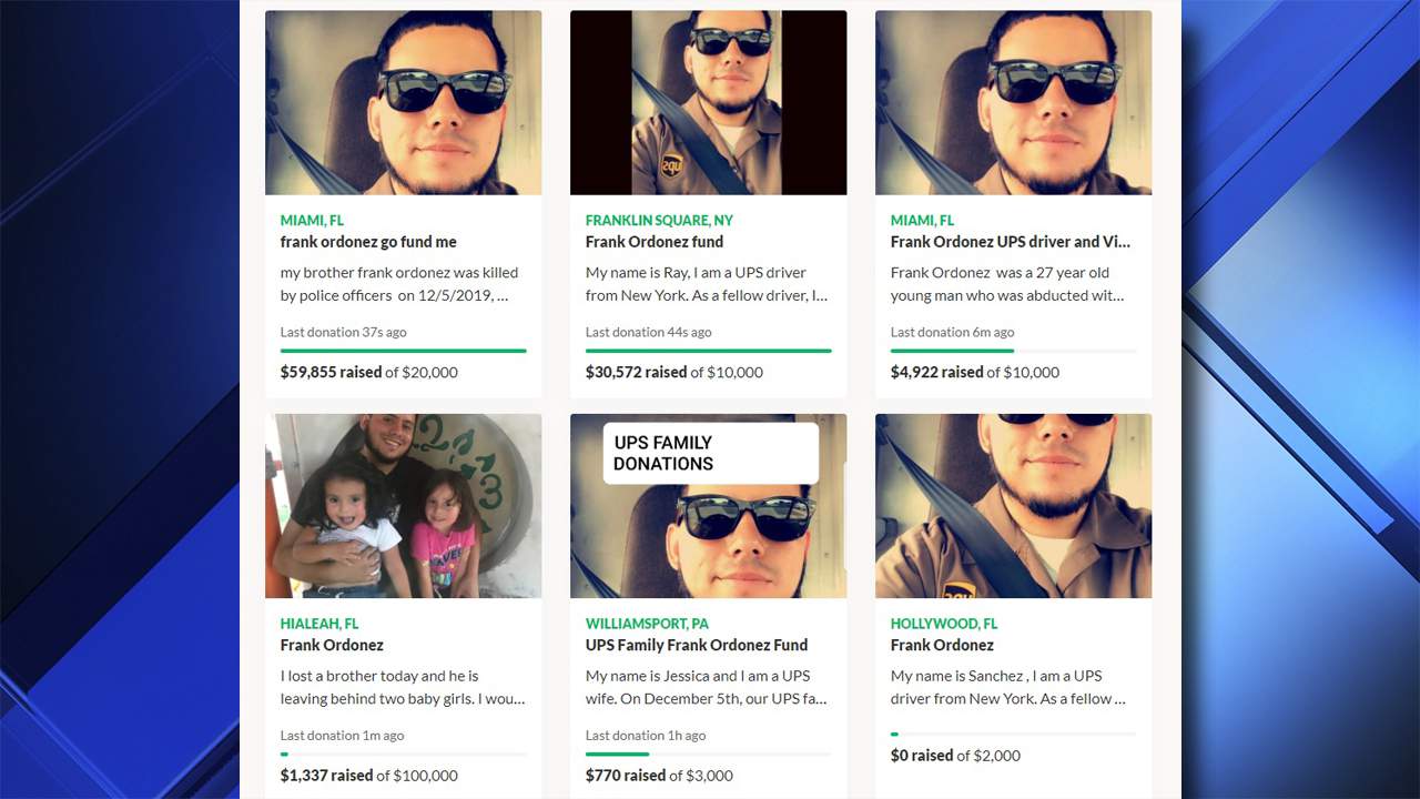 Unverified GoFundMe accounts appear to raise money for family of slain UPS driver