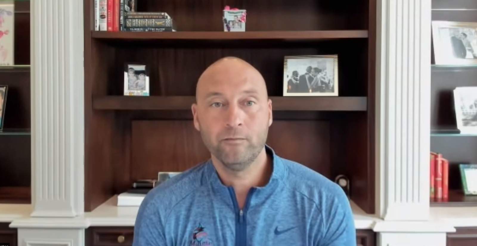 Miami Marlins CEO Derek Jeter reacts to All-Star Game being moved from Georgia