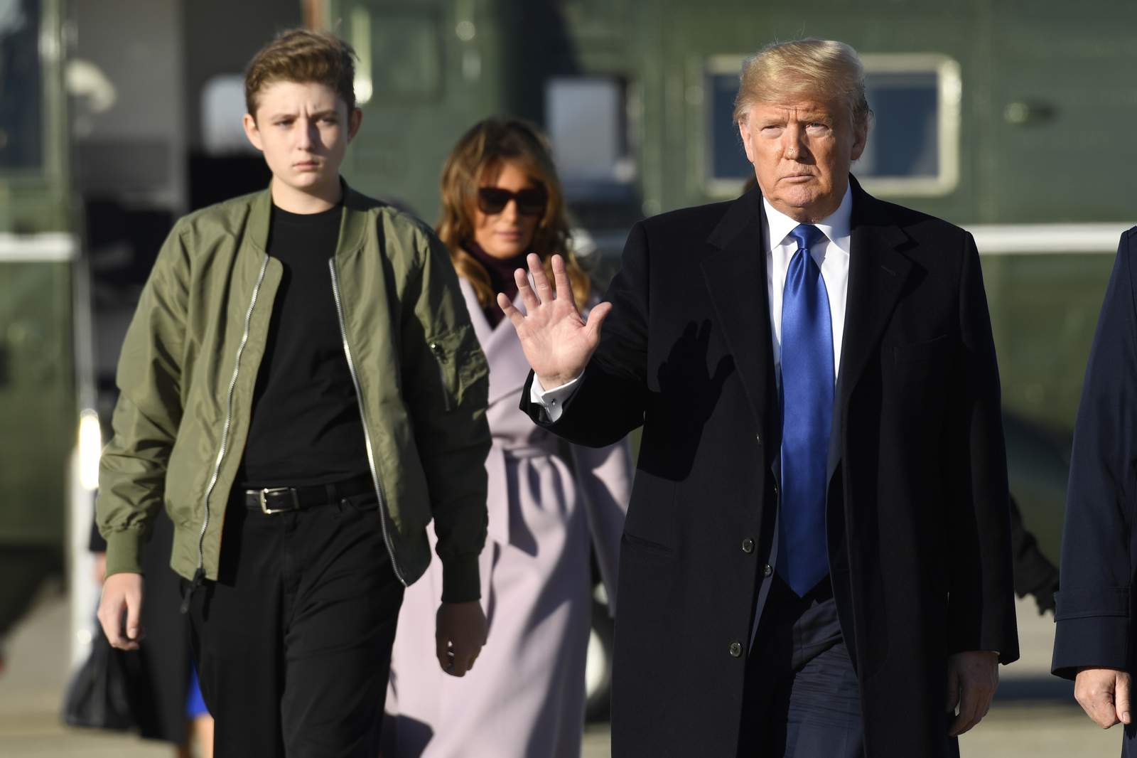 Aide: Media ignores Trump's loving bond with 13-year-old son
