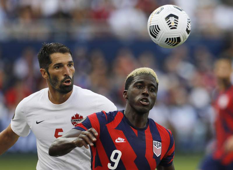 Moore scores 20 seconds in, US beats Canada 1-0 in Gold Cup