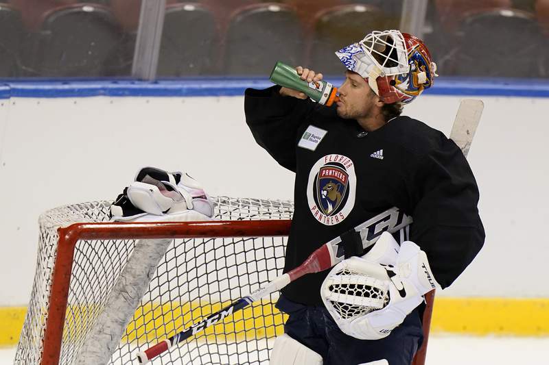 ‘I love it here’: New father Sergei Bobrovsky starts third season with Panthers in great place mentally and physically