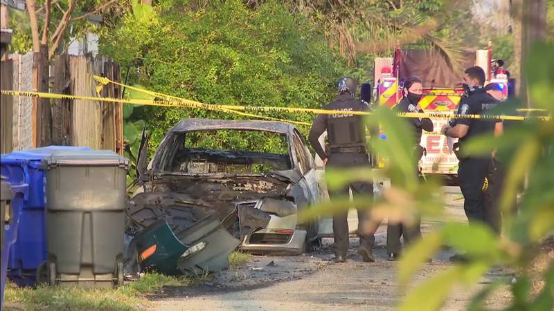 Amigos lloran por mujer que dicen fue encontrada muerta dentro de auto quemado en Broward