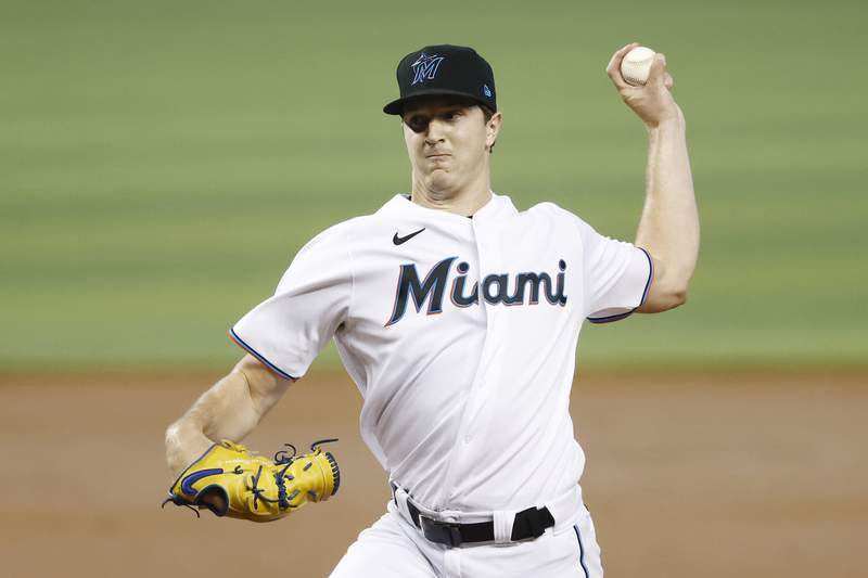 Rookie Trevor Rogers strikes out 8 over 7 innings to help Miami beat Orioles 3-0
