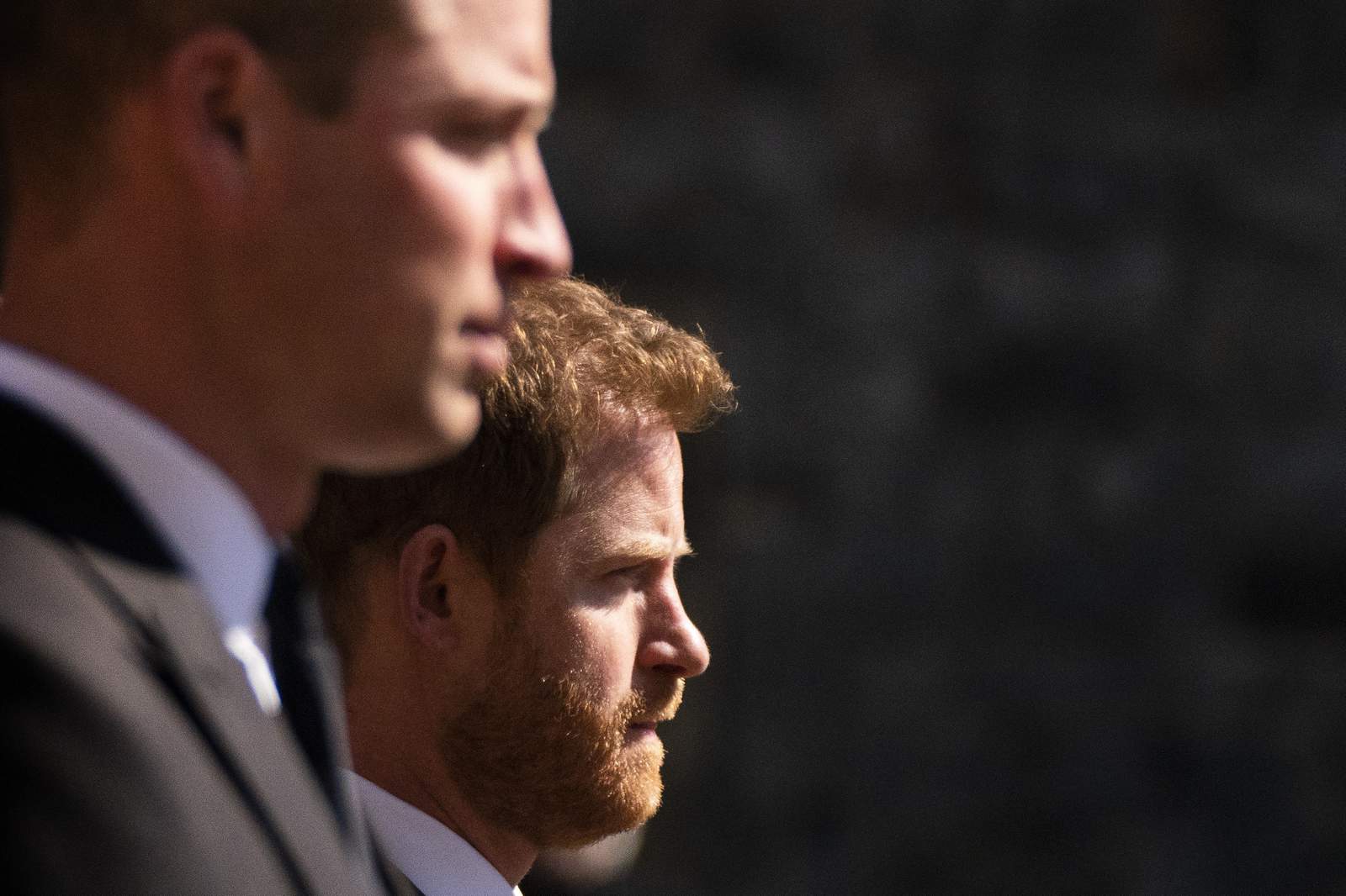 Harry, William seen chatting together after royal funeral