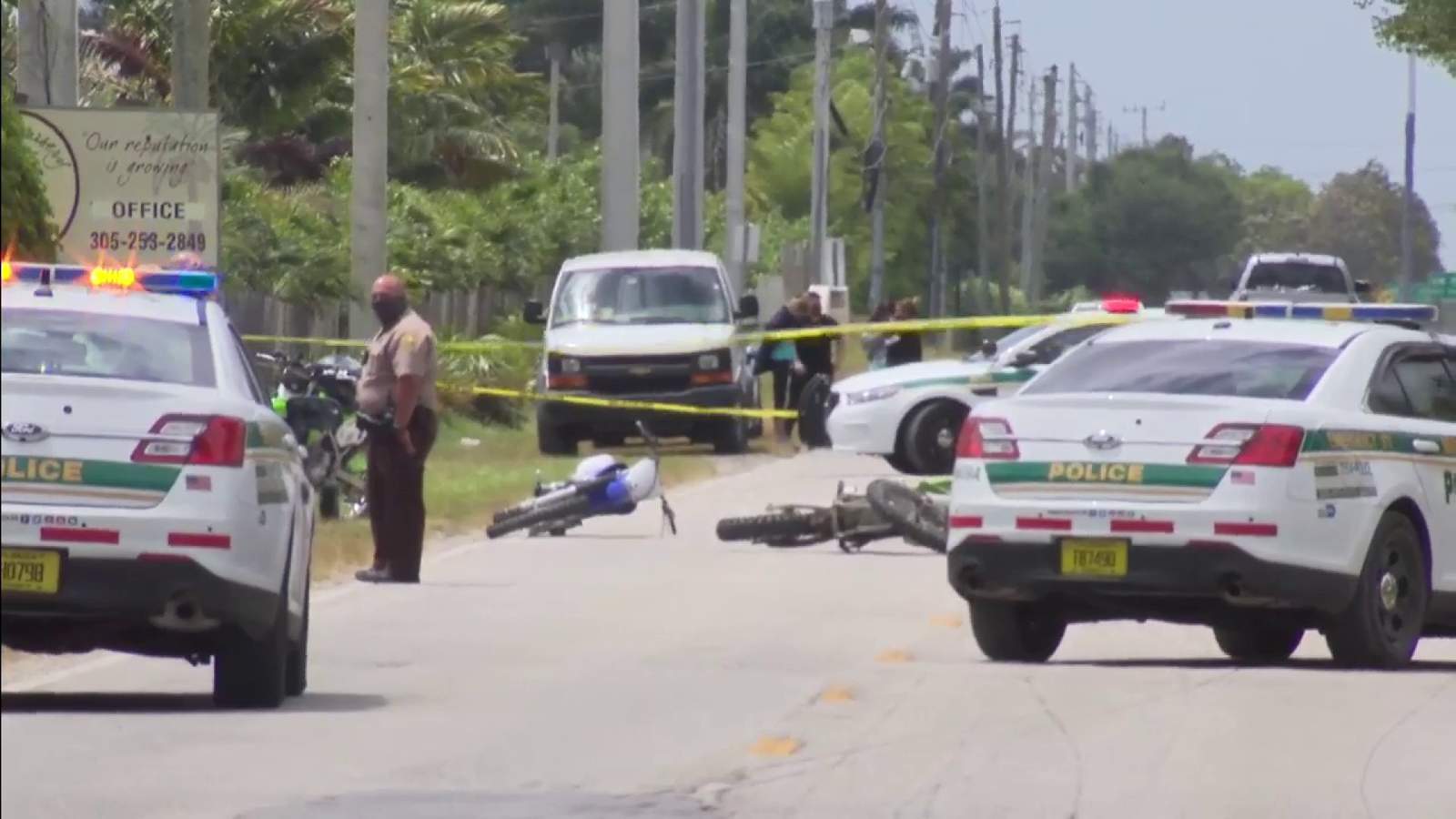Hospitalizan a motociclistas tras accidente en el suroeste de Miami-Dade