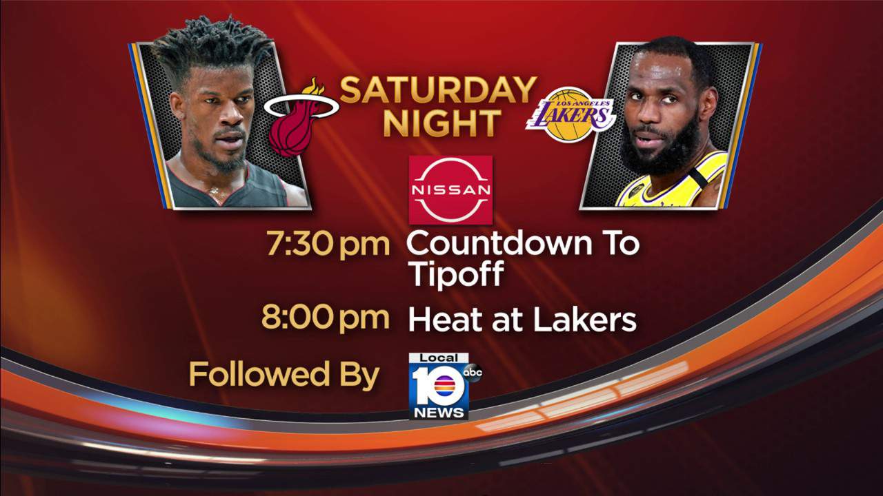 Watch Heat-Lakers in primetime Saturday on Local 10