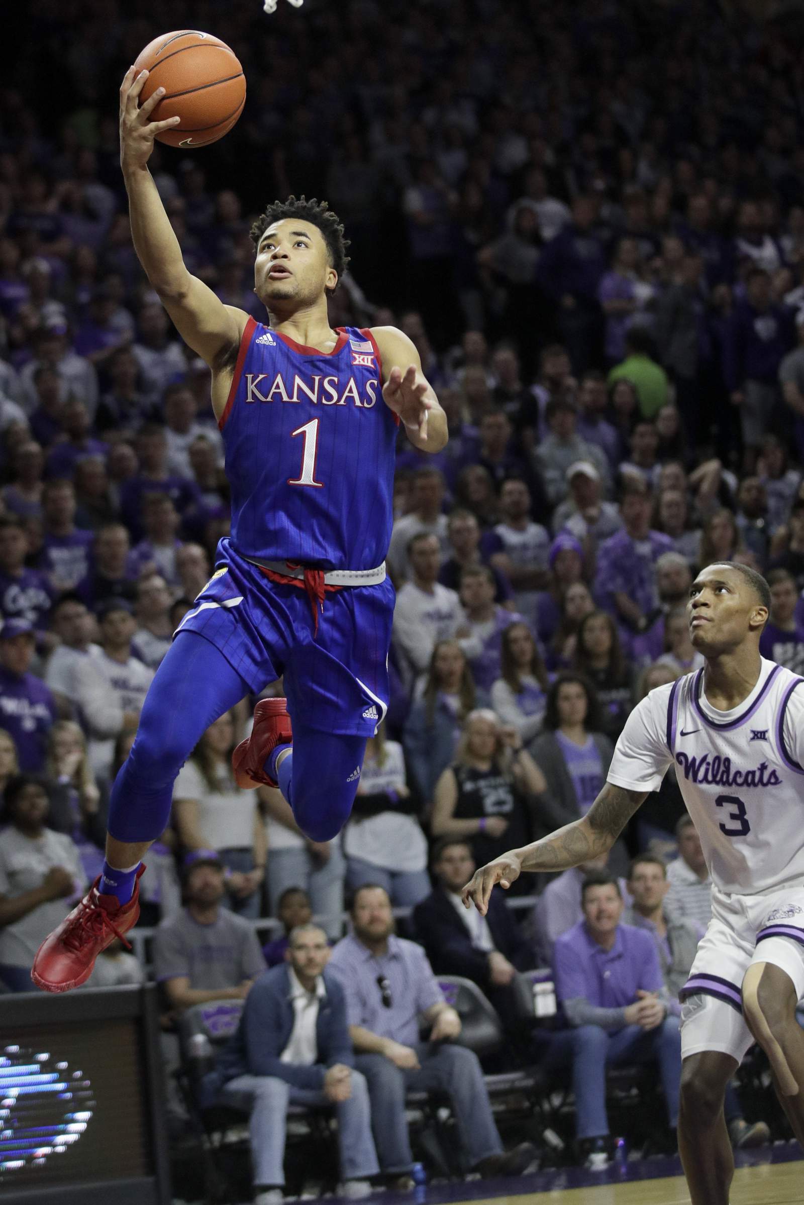 No. 1 KU loses Azubuike to injury in 62-58 win over K-State