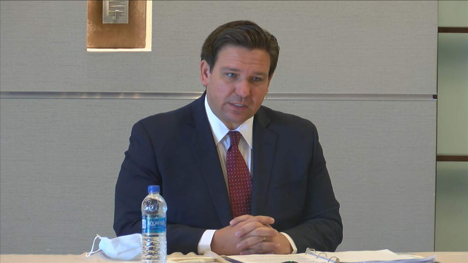 Gov. Ron DeSantis holds roundtable on theme parks in Orlando