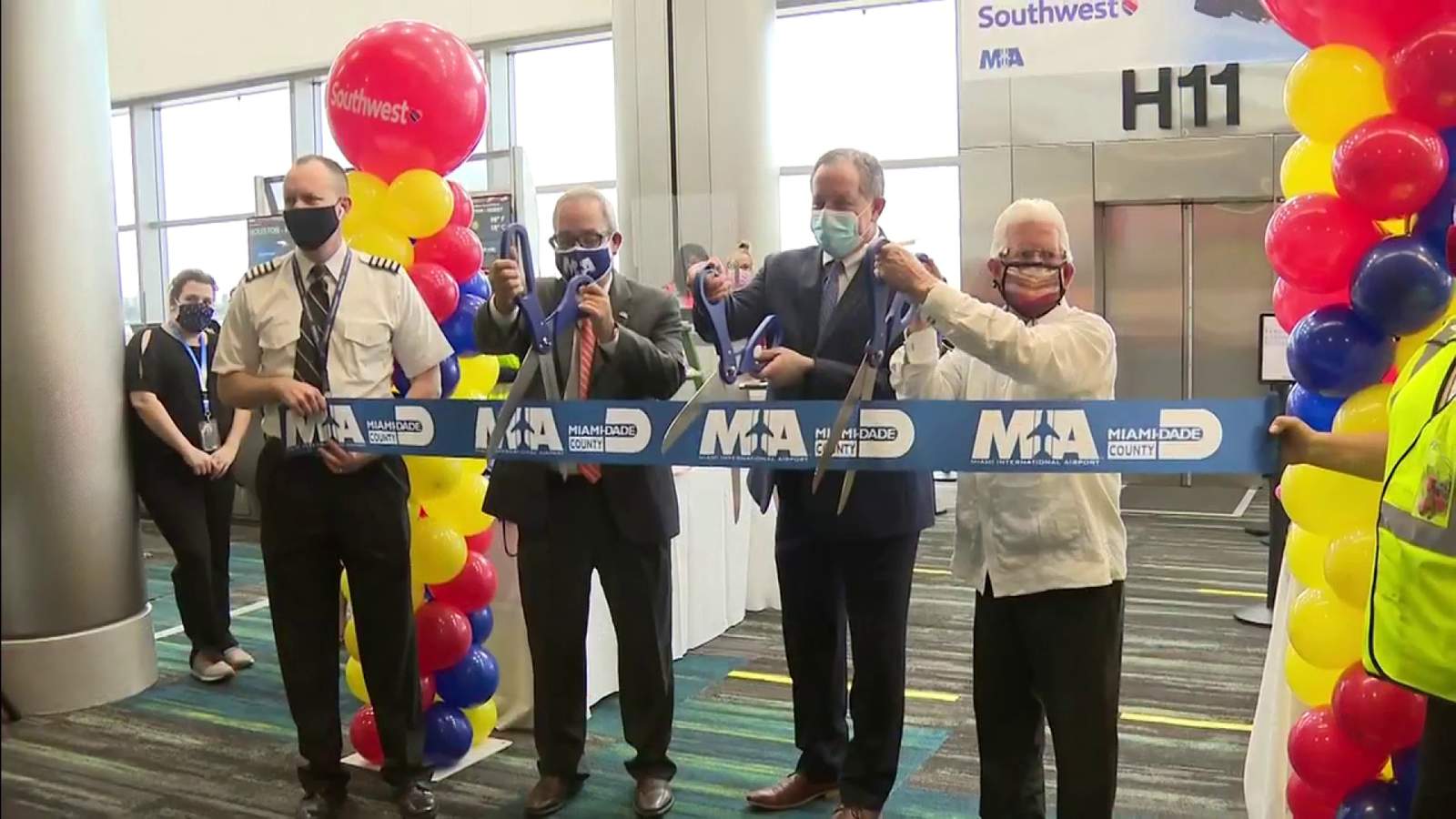 Southwest Airlines begins flying out of Miami International Airport as Thanksgiving travel boom approaches