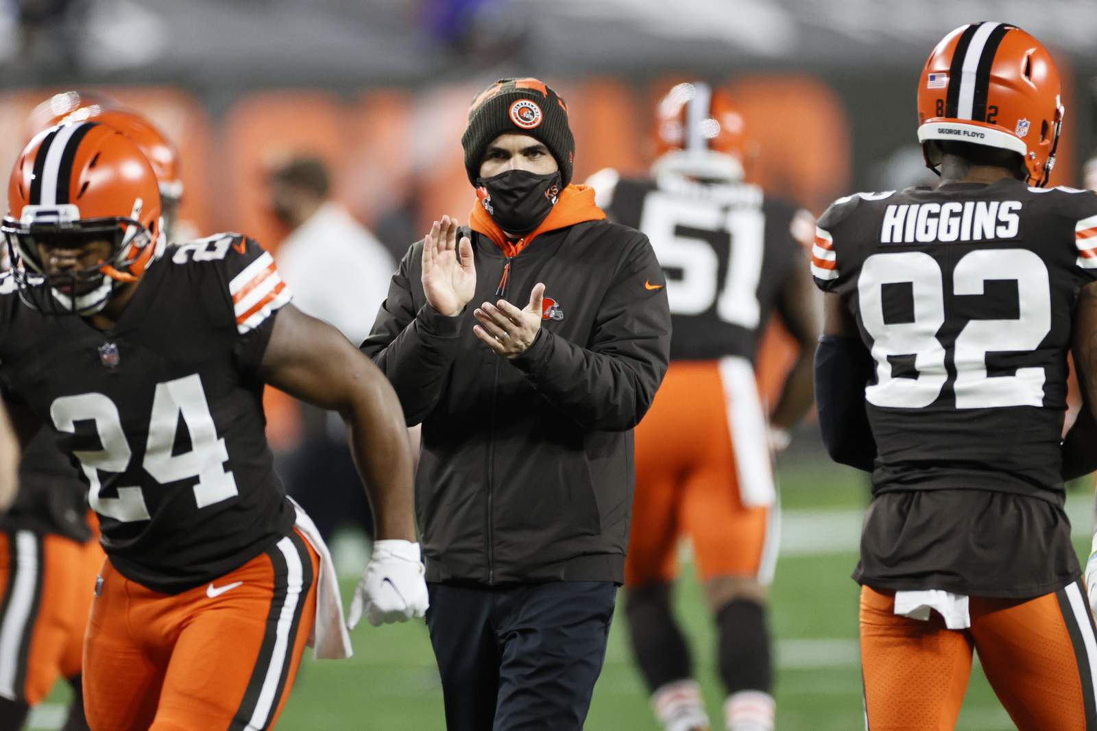 The Latest: 2nd Browns coach tests positive for virus