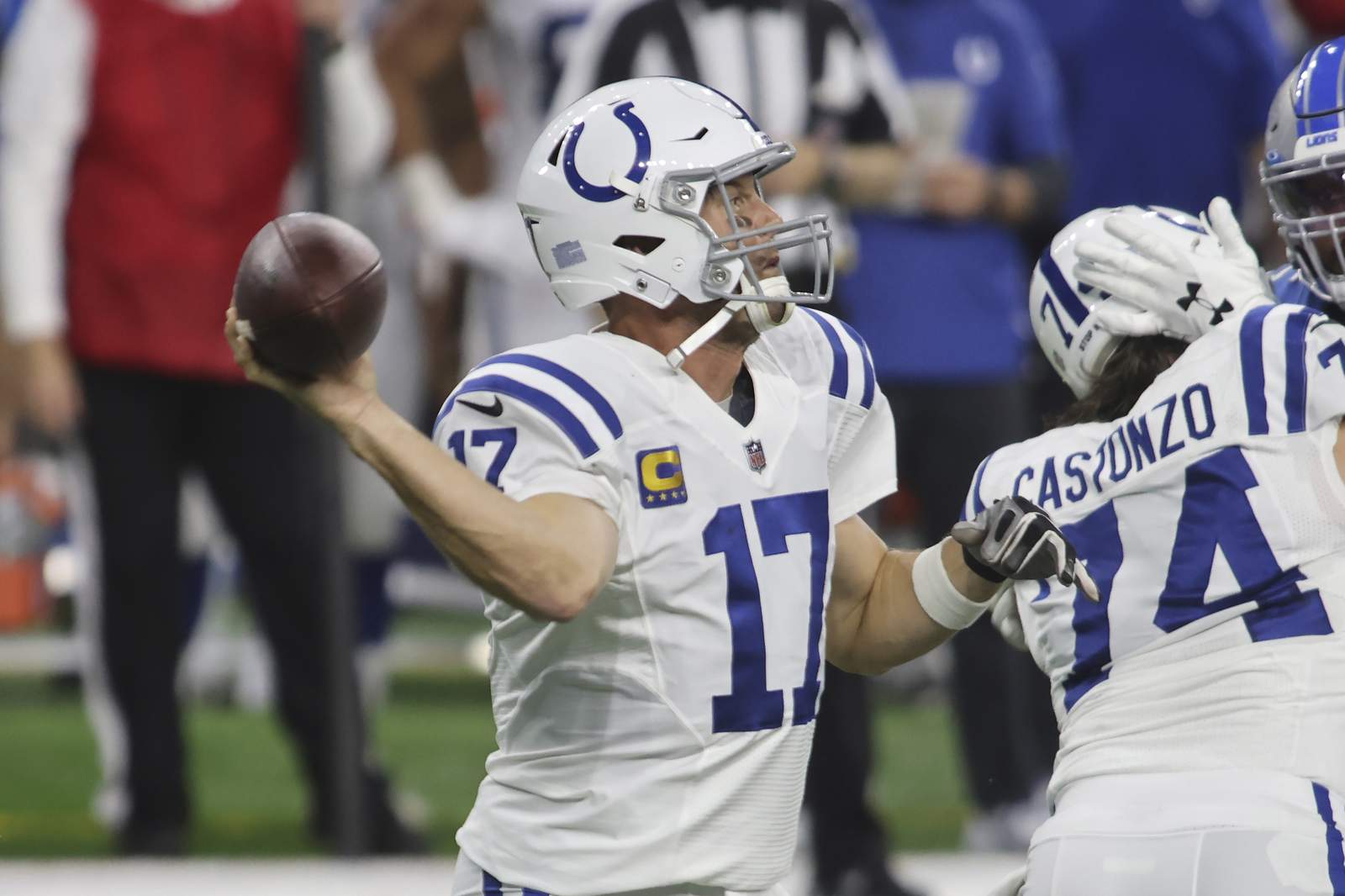 Rivers' 3 TDs in 2nd quarter help Colts beat Lions 41-21
