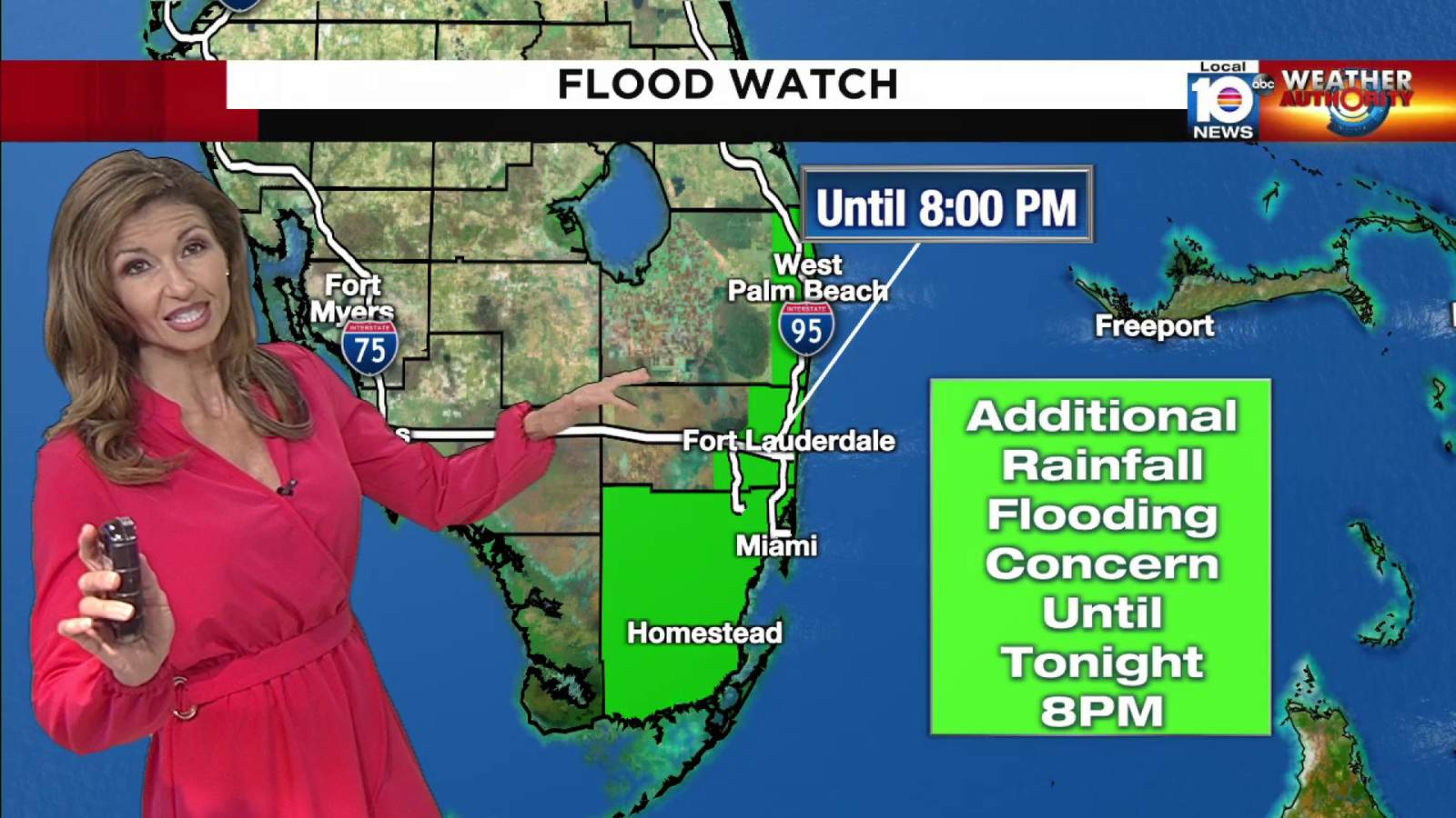 Flood watch in effect until tonight, then South Florida weather will improve