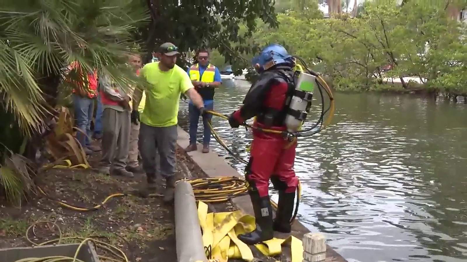 Industrial divers tackle major sewage line break in Fort Lauderdale, third in 2 weeks