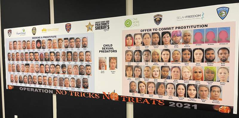 Over 100 arrested in Florida human trafficking investigation