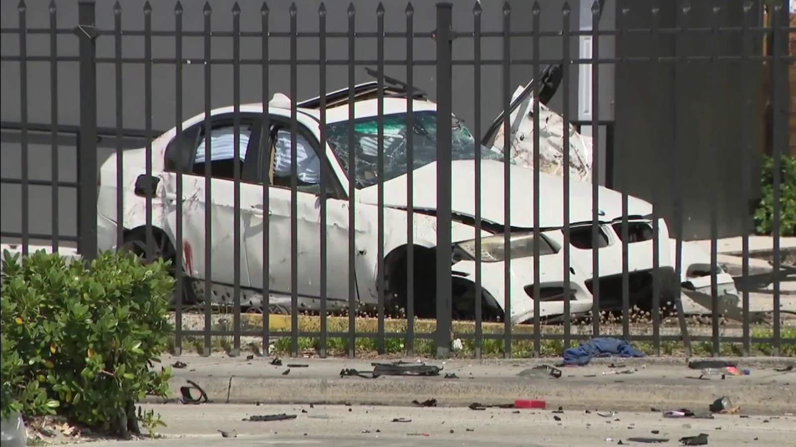 Mother and 3 children hospitalized after crash involving stolen vehicle in northwest Miami-Dade