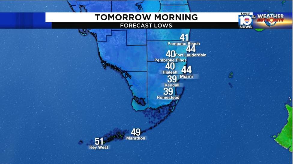 Rare Wind Chill Advisory Issued For South Florida