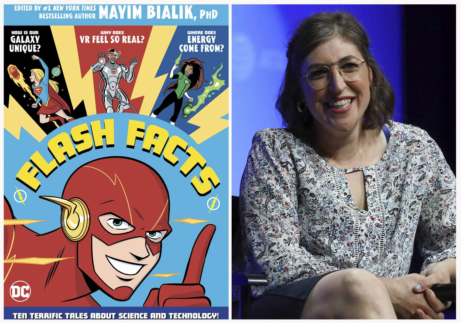 Bialik and Batman: Actor teams up with DC for science books