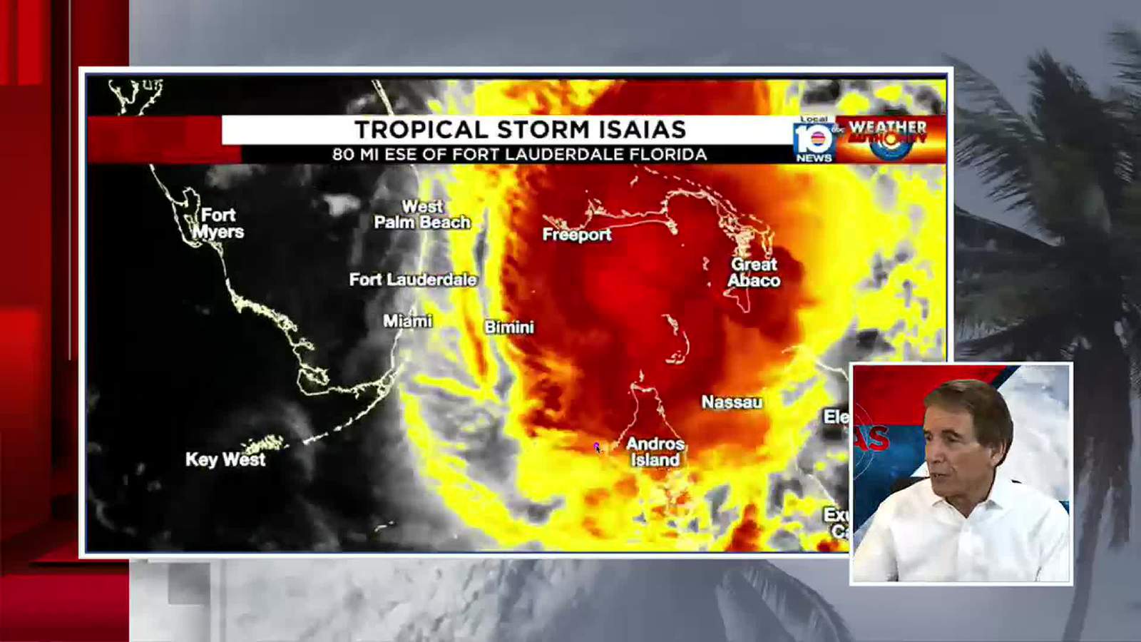 Norcross: Tropical Storm Isaias takes a slight turn to West, not much change for SE Florida