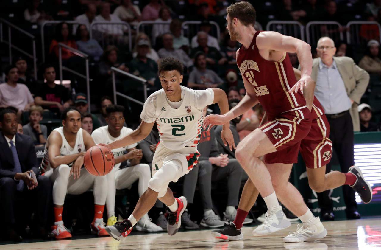 Wong Scores 21 As Miami Rolls Past Boston College 85 58