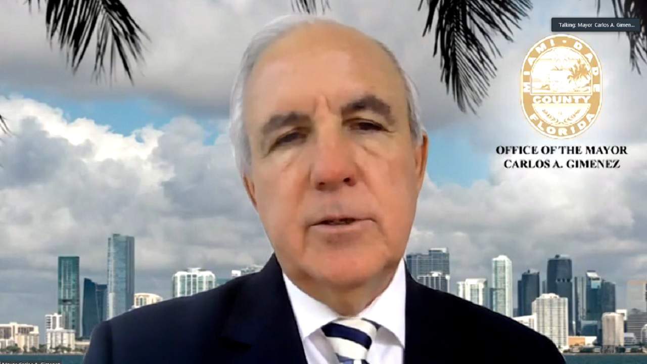 WATCH: Miami-Dade Mayor Carlos Gimenez holds virtual press conference to discuss Hurricane Isaias