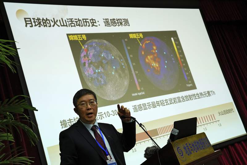 China says moon rocks offer new clues to volcanic activity