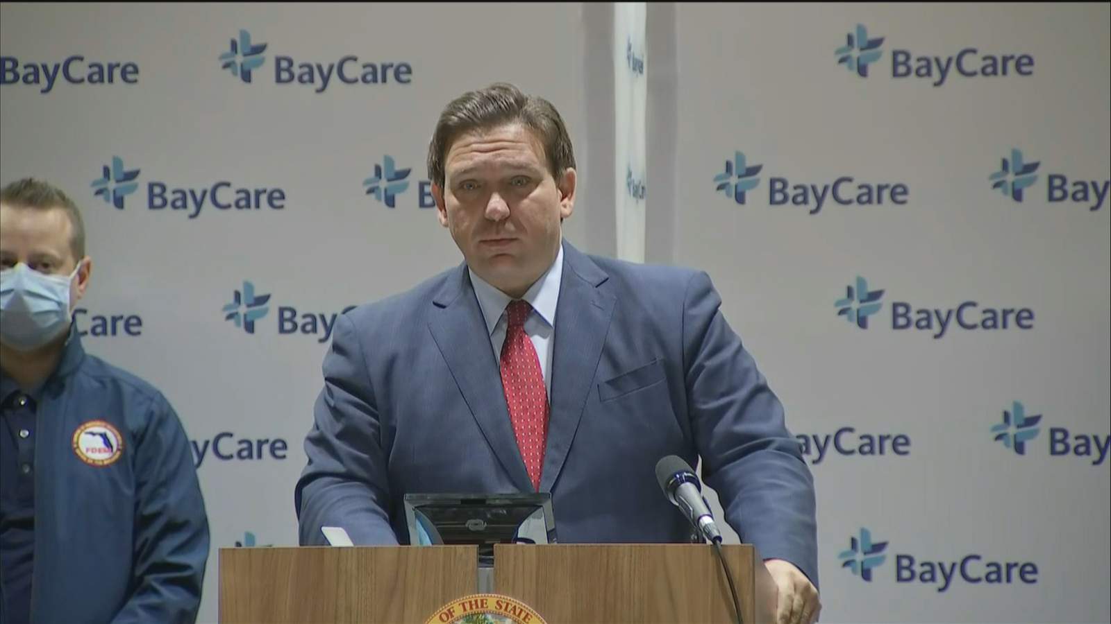 WATCH: Gov. Ron DeSantis holds news conference in Clearwater